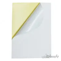 کاغذ پشت چسب دار مات سایز A4 تک برگ