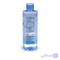 میسلار واتر لورال حجم ۴۰۰ میل | پوست نرمال و مختلط، چشم لب صورت ا Loreal PŁYN MICELARNY DO SKÓRY NORMALNEJ I MIESZANEJ 400ml