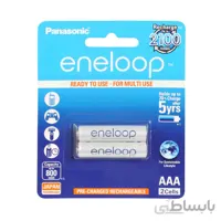 باتری نیم قلمی قابل شارژ پاناسونیک مدل eneloop بسته ۲ عددی