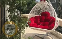 صندلی آویزی مناسب فضای باز دونفره