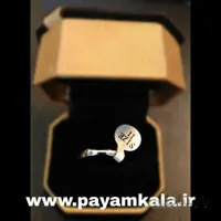 حلقه طرح رینگ استیل رنگ ثابت رنگ نقره ای (سایز 7)