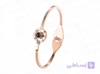 دستبند زنانه دوستت دارم به صد زبان دنیا طرح ماه 10074