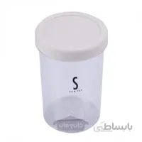 ظرف پلاستیکی درب دار باریک رنگ سفید (ساخت ‌ژاپن)