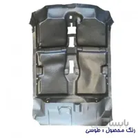 کفپوش یکپارچه چرمی اکو ساینا طوسی برند بابل کارپت