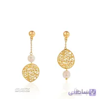 گوشواره طلا دست ساز طرح فیوژن چیپسی کد XE262