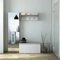 ست جا کفشی و آینه قدی و جا لباسی مدل A30