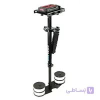 FLYCAM 24 "/ 58 سانتی متر استابلایزر دستی با صفحه سریع انتشار 1/4" و پیچ 3/8 "برای دوربین های DSLR و فیلمبرداری تا 3.5kg / 8lbs (FLCM-3)