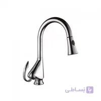 شیر سینک گوشی دار موست مدل فرانکفورت کروم