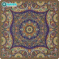 رومیزی مربع ترمه طرح پدیده کد ۸۷۱