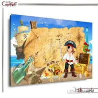 تابلو کودک پسرانه 5005 ا Baby boy painting 5005