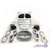 ست دکوراتیو پژو ۲۰۶ نقره ای