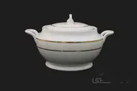 سوپ خوری چینی تقدیس قالب گرد یوری طلا