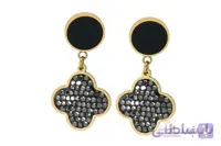 گوشواره طلایی استیل طرح فانتزی دخترانه