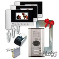 پکیج آیفون تصویری سه واحدی تابا TVD5-43