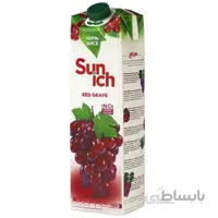 آبمیوه انگور قرمز سن ایچ پاکت 1 لیتری باکس 12 عددی
