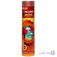مداد رنگی 24 رنگ استوانه ای پیکاسو OR