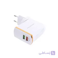 شارژر دیواری کینگ استار مدل K2502 QC همراه با کابل Type-C ا Kingstar K2502 QC Wall Charger With Type-C Cable