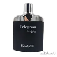 ادو پرفیوم مردانه اسکلاره مدل SCALAREE Telegram Black حجم 82 میلی لیتر ا SCLAREE Telegram Black Eau De Parfum For Men 82ml
