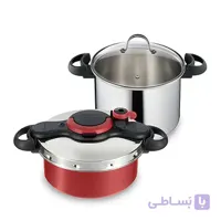زودپز دو قلوی تفال مدل Minut Duo