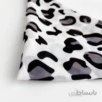 مینی اسکارف پلنگی طوسی