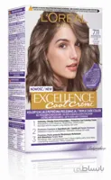 کیت رنگ مو لورآل سری Excellence شماره 7.11 حجم 40 میلی لیتر رنگ دودی ا LOreal Excellence Hair Color Kit No 7.11