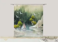 پرده تصویری منظره سه بعدی