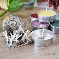قالب فلزی وارمر 10 تایی همراه با فیتیله و پایه نگه