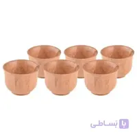 ست فنجان چوبی بامبو برند بامبوم مدل تیدو شش پارچه