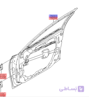 درب جلو چپ آزرا گرنجور ۲۰۱۸