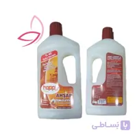 محلول پارکت شوی کف وسطوح چوبی یک لیتری هپی (happy)