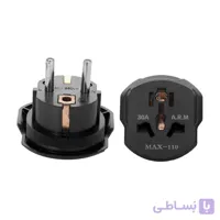 تبدیل برق 3 به 2 Max-مشکی