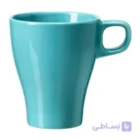 ماگ سرامیکی براق آبی ایکیا FARGRIK
