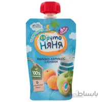 پوره ساندیسی سیب زردالو و خامه فروتونیانیا frutonyanya