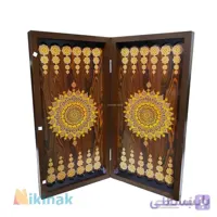 تخته نرد چوبی طرح خورشید