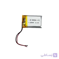 باطری لیتیوم پلیمر 502030 باظرفیت 220 میلی امپر