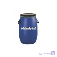 بشکه 30 لیتری آبی با تسمه فلزی