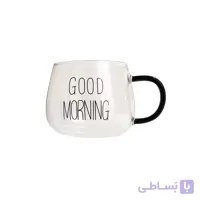 لیوان پیرکس طرح GOOD MORNING