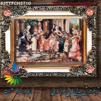 تابلو فرش دست بافت گونه منظره کد 63TTFCH5710