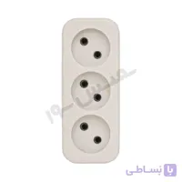 چندراهی سه خانه دو‌شاخه‌‌ دار بدون‌ ارت اخوان الکتریک