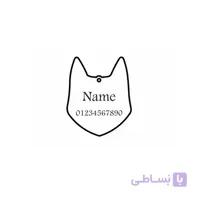 تگ شناسایی حیوانات - مدل سر سگ