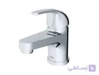 شیر روشویی ثابت شودر مدل اطلس (کروم) ا Shouder