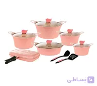 سرویس قابلمه 12 پارچه کاندید گرانیت مدل اوشن گلبهی