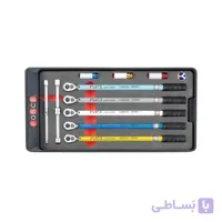 جعبه ترکمترهای مخصوص + آچار چرخ 9pc سایز "1/2 اینچ مدل 64707 فورس