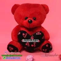 عروسک خرس قلب دست عاشق