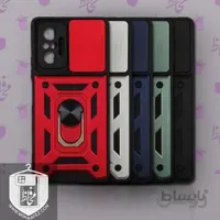 قاب ضد ضربه شیائومی Redmi Note 10 Pro (2021) دارای هولدر و محافظ لنز کد XM326