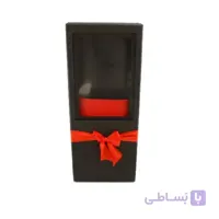 جعبه هدیه و گل کشیده مشکی