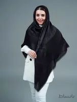 روسری نخ ابریشم ریشه پرزی کد BH110