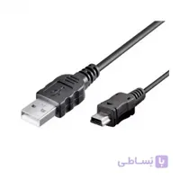 کابل MINI USB به USB ( ذوزنقه ) 1 متری