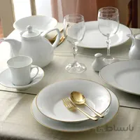 سرویس چینی زرین 12 نفره کامل لومیو (108 پارچه) ا Zarin Iran Shahrzad Lumio 108 Pieces FDC Dinnerware Set