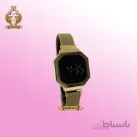 ساعت ال ای دی زنانه led301 (بند مگنتی) طلایی